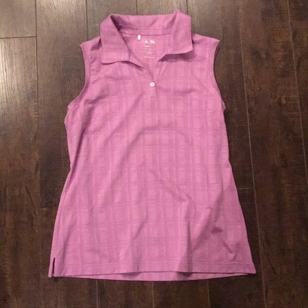 Adidas Golf ClimaCool Purple Shirt